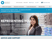 Tablet Screenshot of aop.org.uk